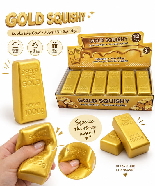 Squishy Lingot d'Or