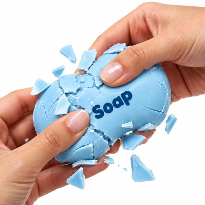 Squishy Crispy Savon Bleu