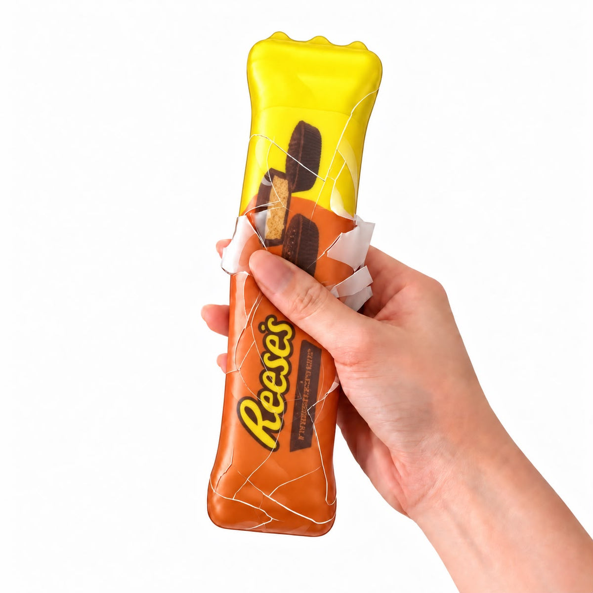Squishy barre chocolatée – Enrobage craquant & slow rebond
