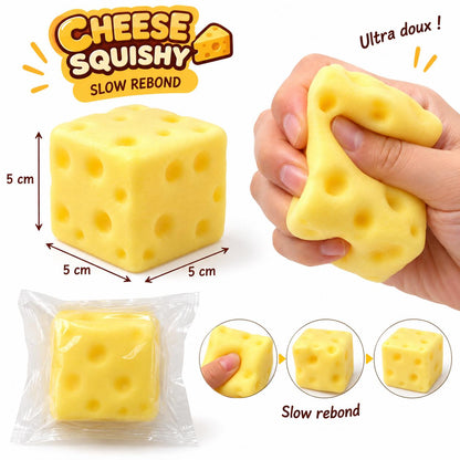 Squishy Cheese à Rebond lent - 5 cm