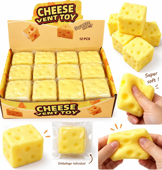 Squishy Cheese à Rebond lent - 5 cm